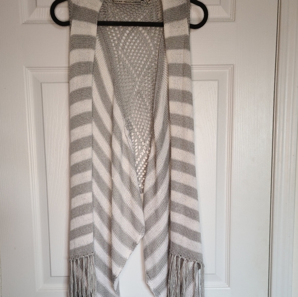 Silvian Heach Long Knit Boho Vest OS - Picture 2 of 9